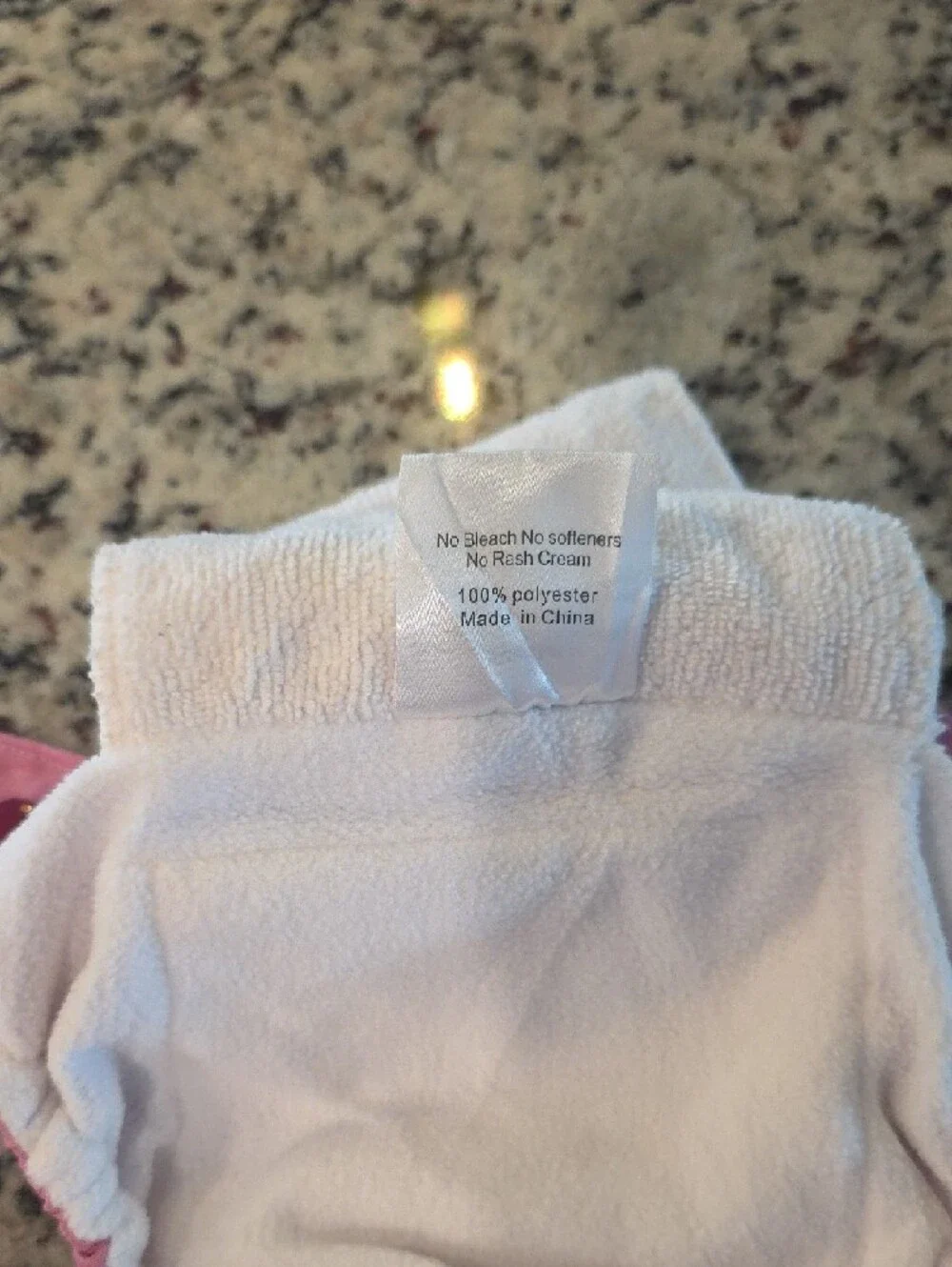 Pink Snap-Closure All-in-One Cloth Diaper O/S